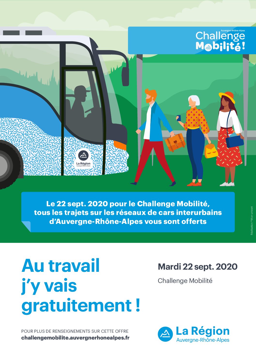 Région Auvergne-Rhone-Alpes : Challenge Mobilité - 22 septembre