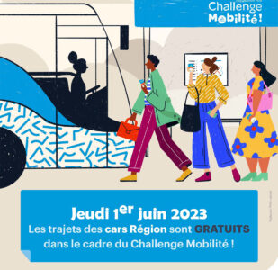 Région Auvergne-Rhone-Alpes : Challenge Mobilité - Jeudi 1er juin 2023